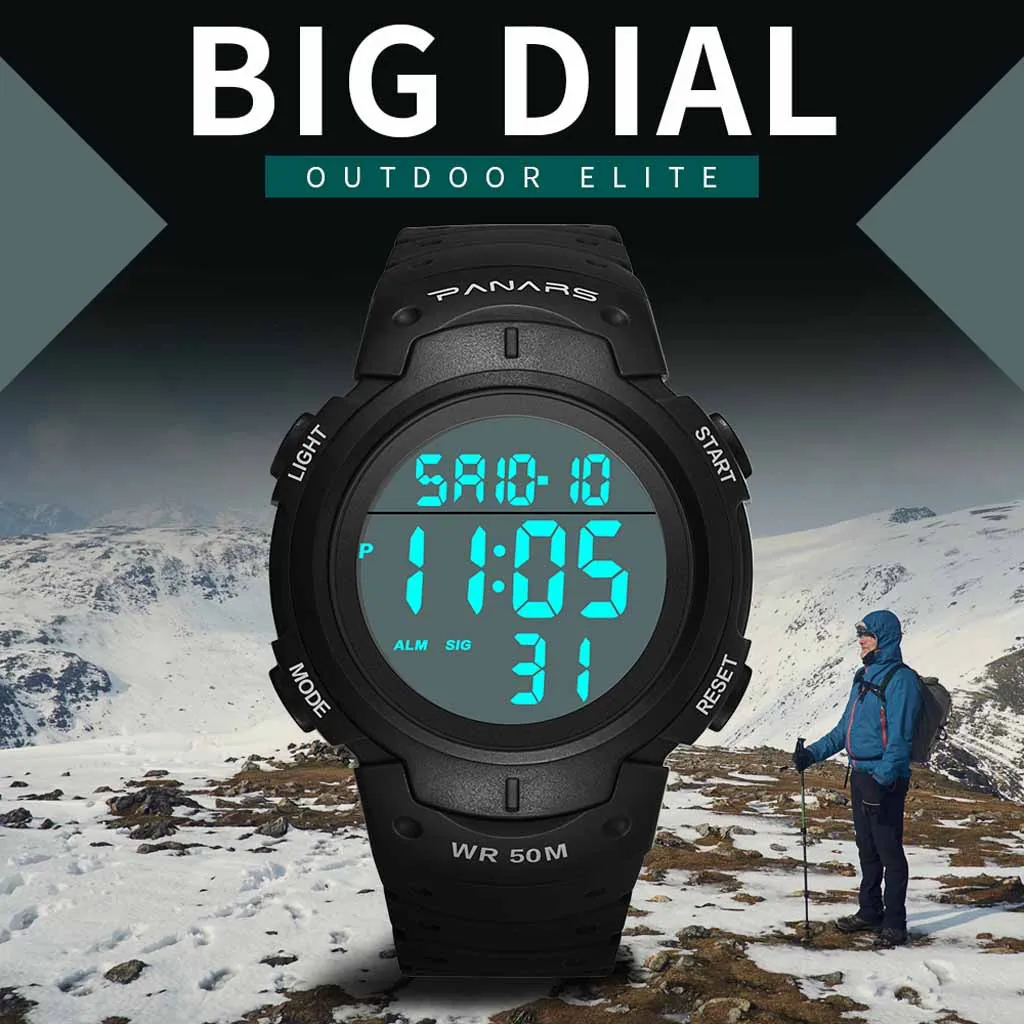 ISHOWTIENDA Watch Men Digital Multi Function Top Luxury Mountaineering Waterproof Luminous Men's Electronic Watch 2019 NEW
ISHOWTIENDA Watch Men Digital Multi Function Top Luxury Mountaineering Waterproof Luminous Men's Electronic Watch 2019 NEW