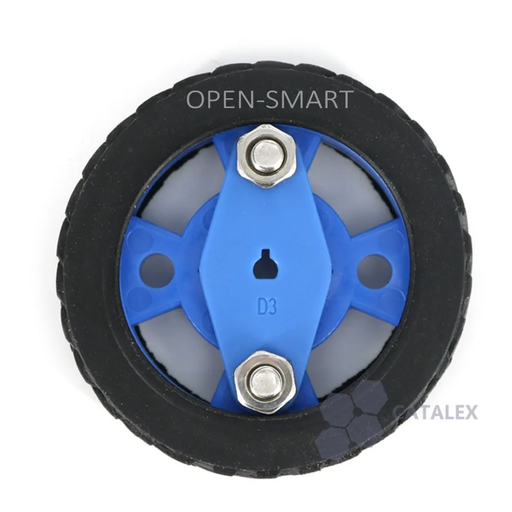 OPEN-SMART Smart Car Model 47x12mm Wearable Rubber Wheel for N20 Gear Motor - Blue + Black (2PCS)
OPEN-SMART Smart Car Model 47x12mm Wearable Rubber Wheel for N20 Gear Motor - Blue + Black (2PCS)