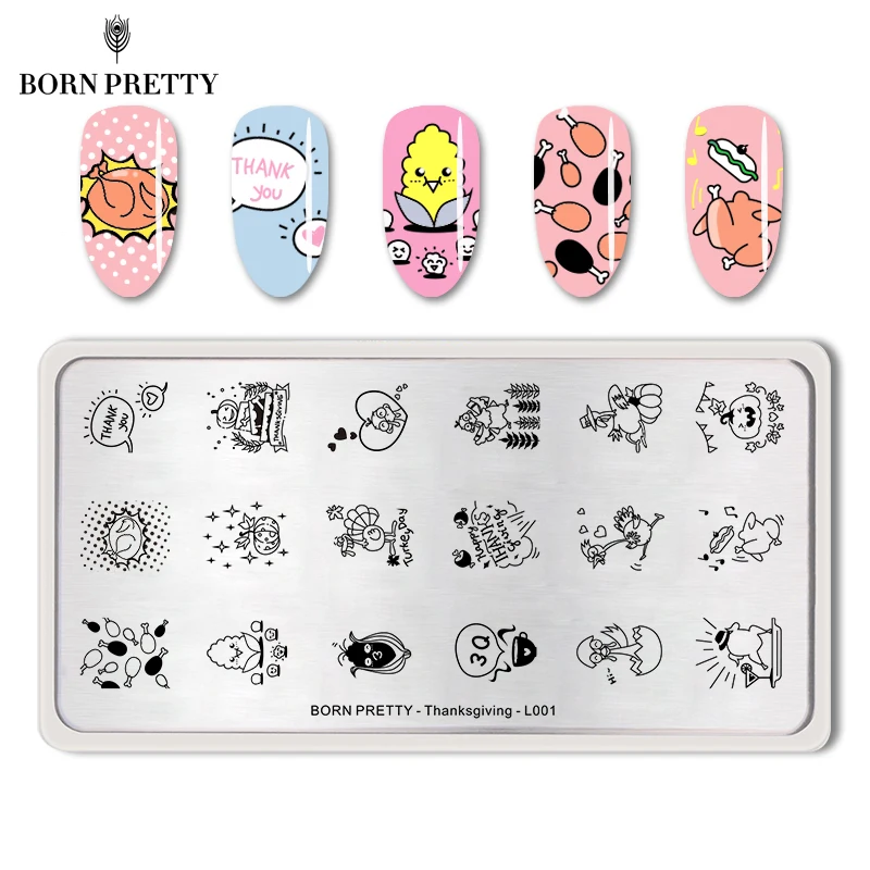 BORN PRETTY Thanksgiving Series Nail Stamping Plate Rectangle Template Manicure Nail Art Sencil Tool
BORN PRETTY Thanksgiving Series Nail Stamping Plate Rectangle Template Manicure Nail Art Sencil Tool