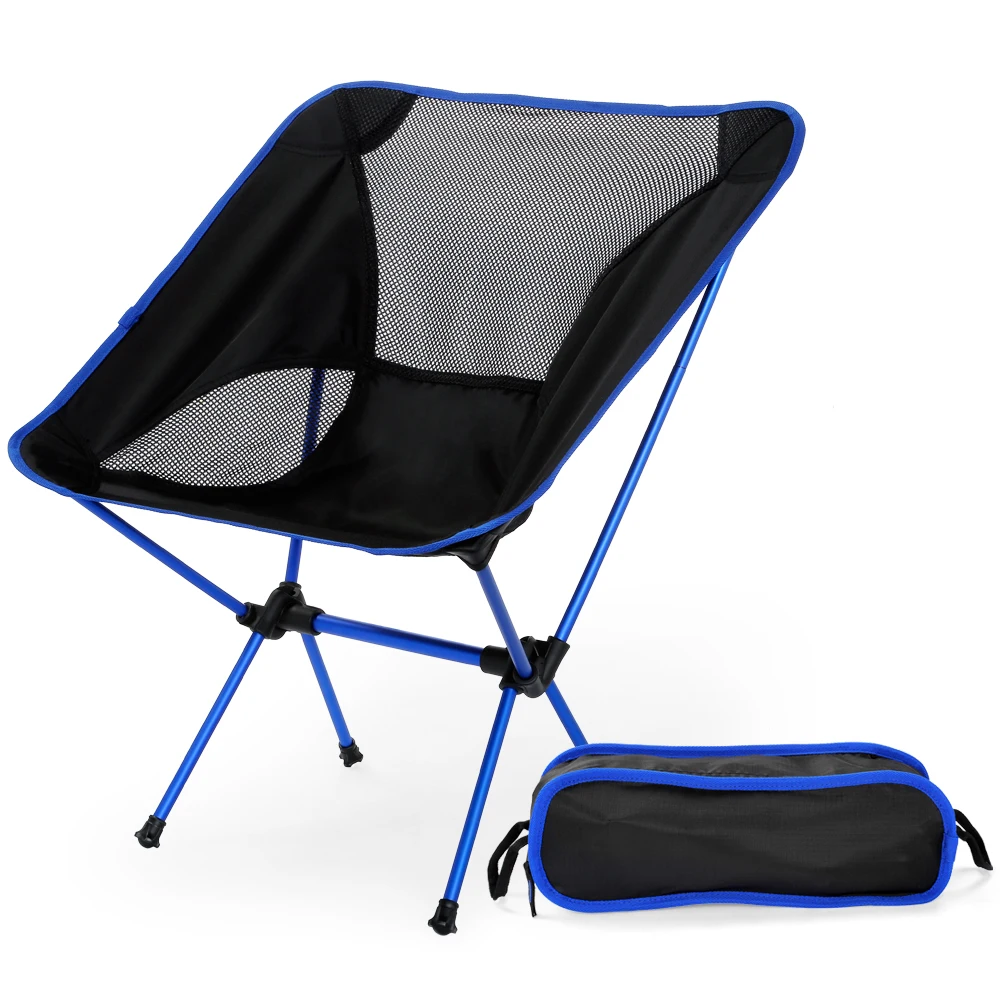 Folding Fishing Chair Portable Fishing Stool With Retractable Feet