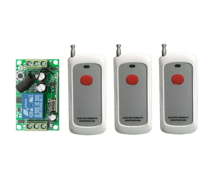 DC12V 10A 1CH RF Беспроводная система дистанционного управления 55*32*16 мм 1 * приемник и 3 * передатчик Новый 100 м красный ключ
DC12V 10A 1CH RF Беспроводная система дистанционного управления 55*32*16 мм 1 * приемник и 3 * передатчик Новый 100 м красный ключ