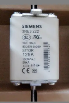 Fuses: 3NE3221 100A 1000V NH1 / 3NE3222 125A 1000V / 3NE3224 160A 1000V NH1 aR
Fuses: 3NE3221 100A 1000V NH1 / 3NE3222 125A 1000V / 3NE3224 160A 1000V NH1 aR