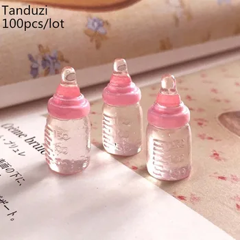 Tanduzi 100pcs Wholesale Super Cute Clear Bottle Simulation Mini Milk Bottle DIY 1:12 Dollhouse Miniature Accessory Resin Crafts
Tanduzi 100pcs Wholesale Super Cute Clear Bottle Simulation Mini Milk Bottle DIY 1:12 Dollhouse Miniature Accessory Resin Crafts