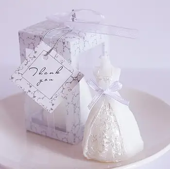 Free Shipping 100pcs wedding bride dress candle favor wedding gifts for guest wedding souvenirs SN1683
Free Shipping 100pcs wedding bride dress candle favor wedding gifts for guest wedding souvenirs SN1683