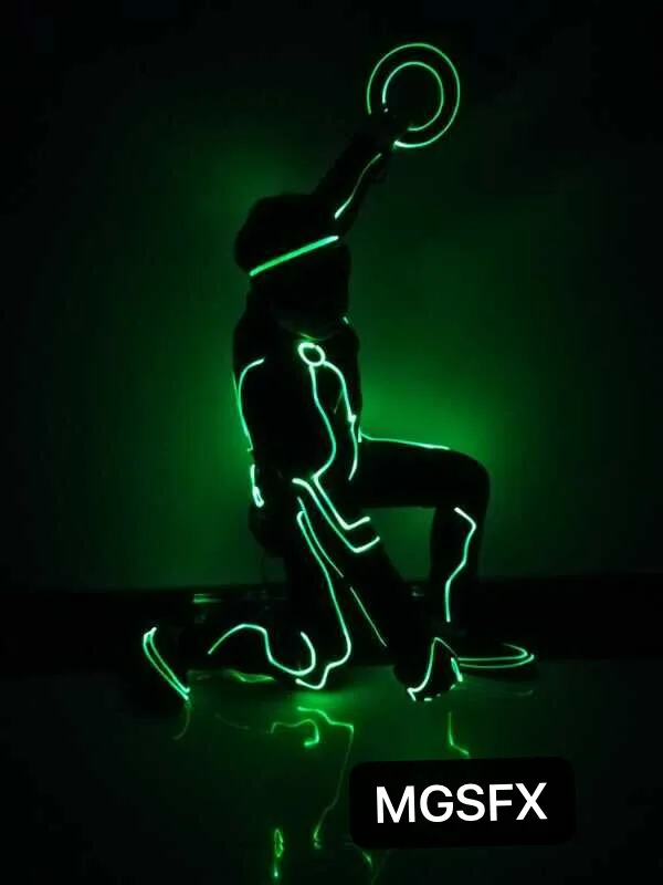 DMX Control led Tron suits dance costume / Color change LED Suits / LED Robot / LED Costume / LED Dress
DMX Control led Tron suits dance costume / Color change LED Suits / LED Robot / LED Costume / LED Dress