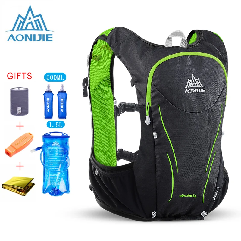 AONIJIE 5L Outdoor Sports Backpack Women / Men Marathon Hydration Vest Pack for Exchange Lightweight Cycling Hiking Water Bag
AONIJIE 5L Outdoor Sports Backpack Women / Men Marathon Hydration Vest Pack for Exchange Lightweight Cycling Hiking Water Bag