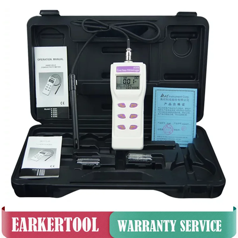 Handheld AZ8303 conductivity detector Temperature Tester Water Quality Tester AZ-8303 PH Meter
Handheld AZ8303 conductivity detector Temperature Tester Water Quality Tester AZ-8303 PH Meter