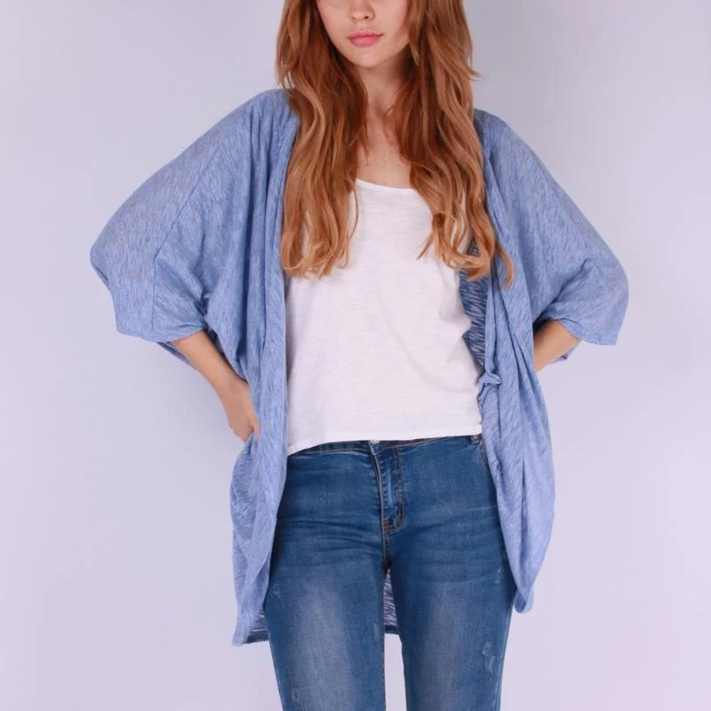 Elegant Women Thin Batwing Sleeve Cardigans Half Sleeve Casual Knitting Sweater Tops Female Loose Solid Knitwear Outwear
Elegant Women Thin Batwing Sleeve Cardigans Half Sleeve Casual Knitting Sweater Tops Female Loose Solid Knitwear Outwear