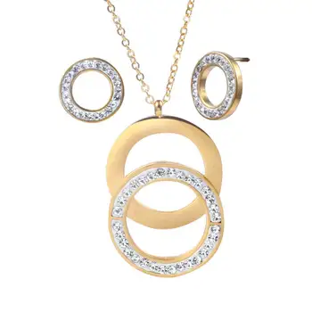 OUFEI Stainless Steel Jewelry Sets For Women Fashion Jewelry Accessories Set Jewellery Necklace Set Dubai Bridal Set Jewelry
OUFEI Stainless Steel Jewelry Sets For Women Fashion Jewelry Accessories Set Jewellery Necklace Set Dubai Bridal Set Jewelry