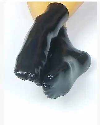 Резиновые черные носки унисекс из натурального латекса латексные Handamde |