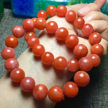 Natural Agate Bracelet South Red Gemstone Beads 12-11mm AAA
Natural Agate Bracelet South Red Gemstone Beads 12-11mm AAA