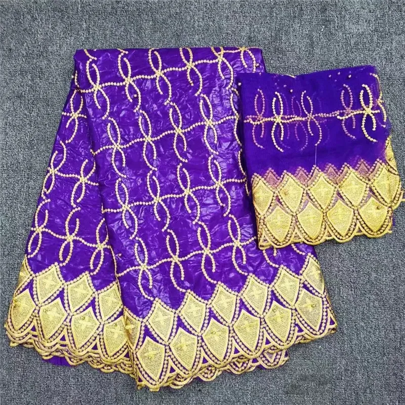High Quality 5Yards Bazin Riche Getzner 2019 New Design African Bazin lace Fabric+2 Yards Mesh Tulle Lace With Beads HL042002
High Quality 5Yards Bazin Riche Getzner 2019 New Design African Bazin lace Fabric+2 Yards Mesh Tulle Lace With Beads HL042002