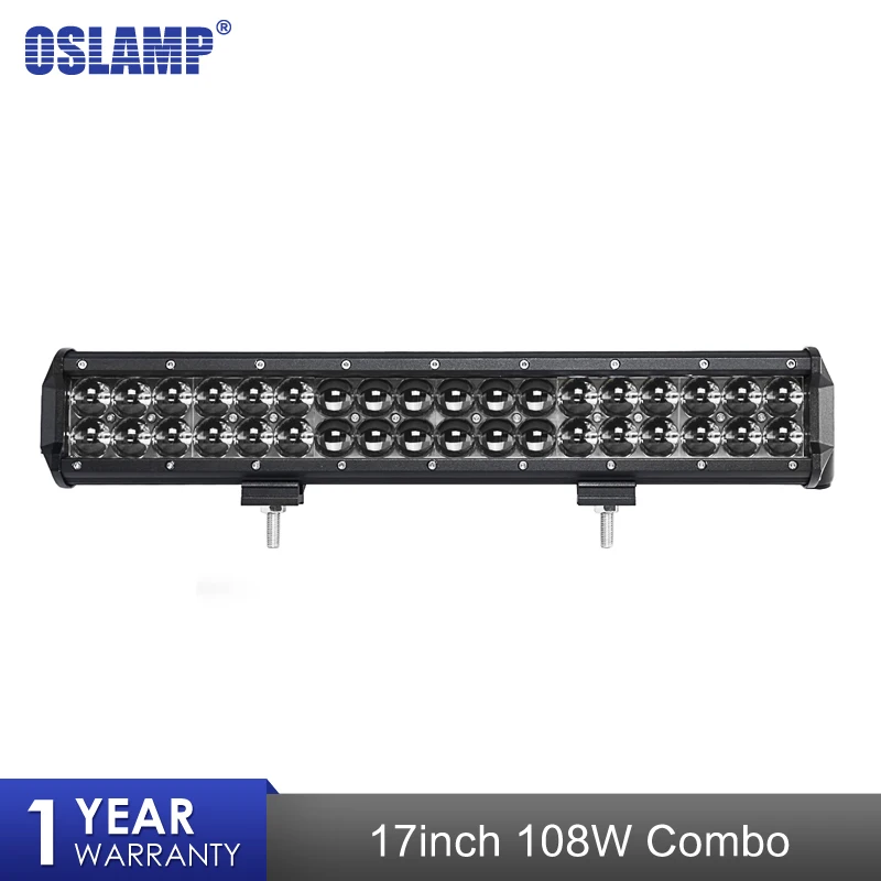 Oslamp Car 4D 17" 108W Work Light Combo Beam Straight LED Bar Light for Motorcycle Tractor Boat Off Road 4WD 4x4 Truck SUV ATV
Oslamp Car 4D 17" 108W Work Light Combo Beam Straight LED Bar Light for Motorcycle Tractor Boat Off Road 4WD 4x4 Truck SUV ATV