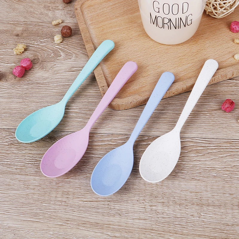 2Pcs Baby Feeding Spoon Wheat Straw Children Anti-scald Spoon Children Food Utensils Kindergarten Children Eat Spoon Flatware
2Pcs Baby Feeding Spoon Wheat Straw Children Anti-scald Spoon Children Food Utensils Kindergarten Children Eat Spoon Flatware