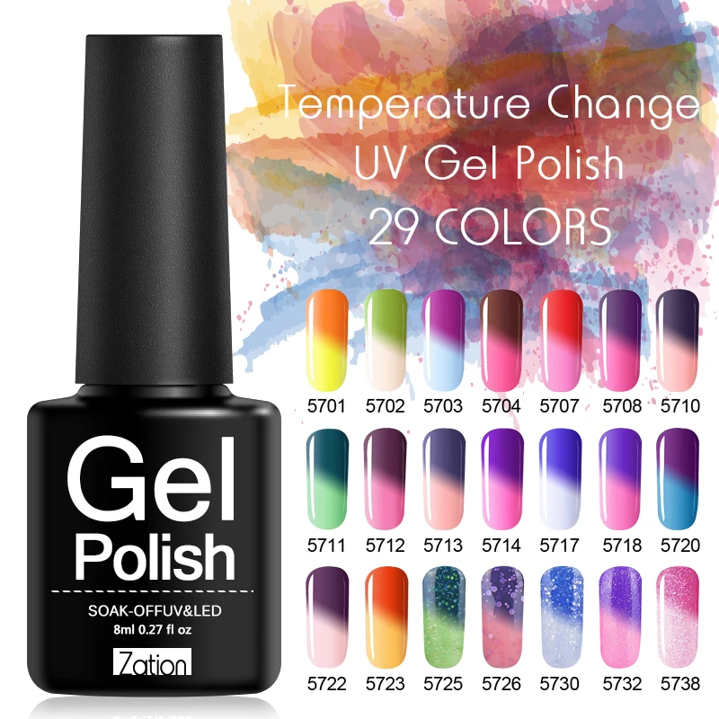 Zation Temperature Change Color Hybrid Acrylic Painting for Nails Art Design Gel Varnish Semi-permanent Lucky UV Gel Nail Polish
Zation Temperature Change Color Hybrid Acrylic Painting for Nails Art Design Gel Varnish Semi-permanent Lucky UV Gel Nail Polish