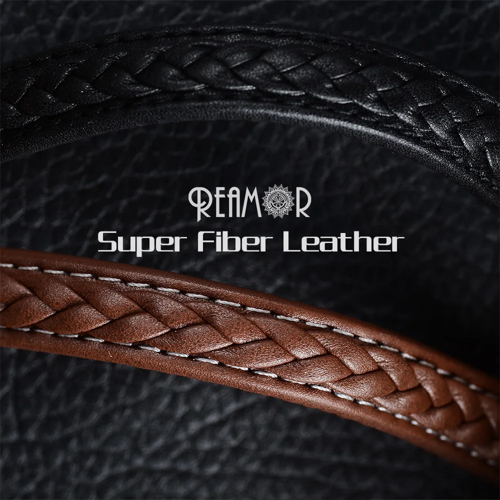 REAMOR Top Quality Super Fiber Weaved Leather Rope for Jewelry Making 12*6mm Water Repellency Cord For DIY Bracelets Accessories
REAMOR Top Quality Super Fiber Weaved Leather Rope for Jewelry Making 12*6mm Water Repellency Cord For DIY Bracelets Accessories