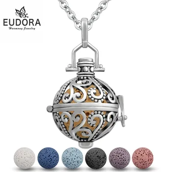 Eudora 16 mm Flowers Round Ball Cage Ball Lava Pendant Perfume Aromatherapy Locket Diffuser Necklace For Women DIY Jewelry H064
Eudora 16 mm Flowers Round Ball Cage Ball Lava Pendant Perfume Aromatherapy Locket Diffuser Necklace For Women DIY Jewelry H064