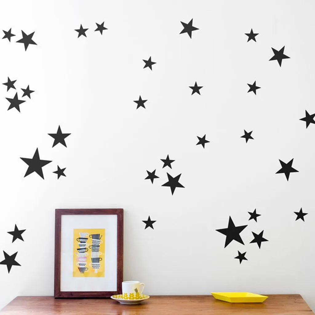 2019 New Style Star Removable Art Vinyl Mural Home Room Decor Kids Rooms Wall Stickers 110Pcs furniture component
2019 New Style Star Removable Art Vinyl Mural Home Room Decor Kids Rooms Wall Stickers 110Pcs furniture component