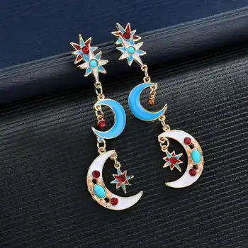 SexeMara Star Moon Pendant Crystal Drop Earrings Fashion Romantic Cute Statement Dangle Earring 2019 Fashion Jewelry Wholesale
SexeMara Star Moon Pendant Crystal Drop Earrings Fashion Romantic Cute Statement Dangle Earring 2019 Fashion Jewelry Wholesale