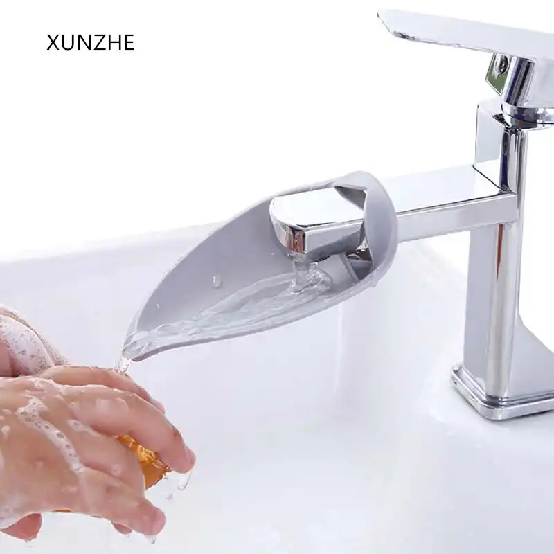 Xunzhe 1pcs Flexible Bathroom Kitchen Faucet Extender Sink Handle