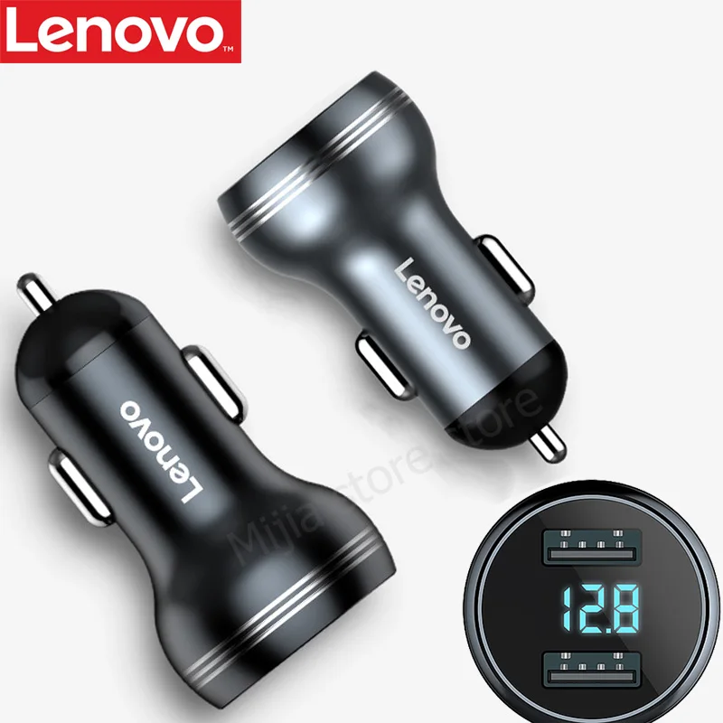 Original Lenovo HC09 Smart Car Charger Metal DC 12-24V Dual USB Charge Digital Screen Display Voltage Smart Car Charger H30
Original Lenovo HC09 Smart Car Charger Metal DC 12-24V Dual USB Charge Digital Screen Display Voltage Smart Car Charger H30