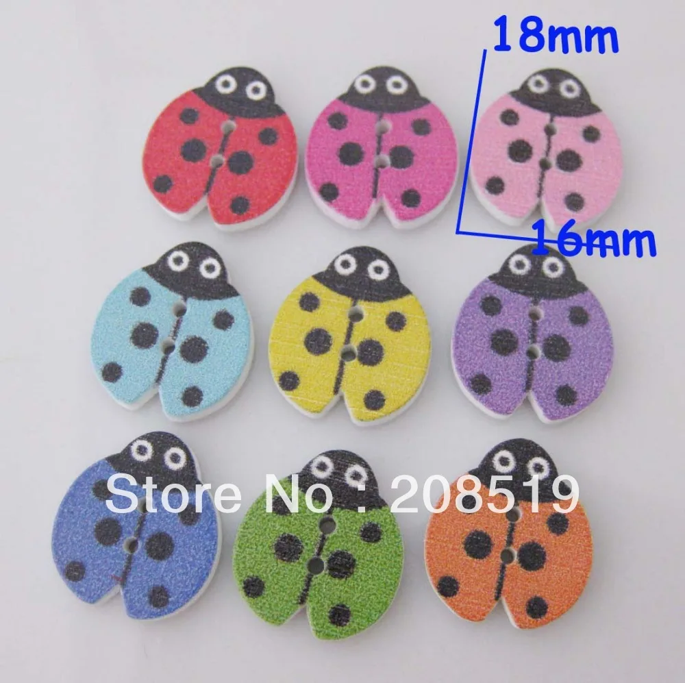 WB0125 Cute Baby Shirt Buttons 16mm*18mm Ladybird shape wood button 150pcs Randomly fashion button
WB0125 Cute Baby Shirt Buttons 16mm*18mm Ladybird shape wood button 150pcs Randomly fashion button