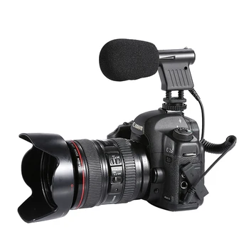 BOYA BY-VM01 Professional Recording Microphone Video Broadcast Directional Condenser MIC for Nikon Canon Sony DSLR DV Camcorder
BOYA BY-VM01 Professional Recording Microphone Video Broadcast Directional Condenser MIC for Nikon Canon Sony DSLR DV Camcorder