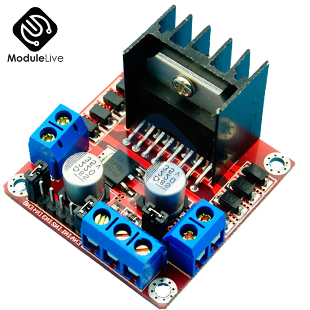 Dual H Bridge DC Stepper Motor Drive Controller Board Module L298N for Arduino Smart Car Robot
Dual H Bridge DC Stepper Motor Drive Controller Board Module L298N for Arduino Smart Car Robot