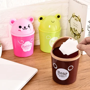 Creative Wheelie Mini Trash Can Desktop Plastic Bucket Dustbin Mini Waste Bins Small Scissors Pencil Cup Rulers
Creative Wheelie Mini Trash Can Desktop Plastic Bucket Dustbin Mini Waste Bins Small Scissors Pencil Cup Rulers