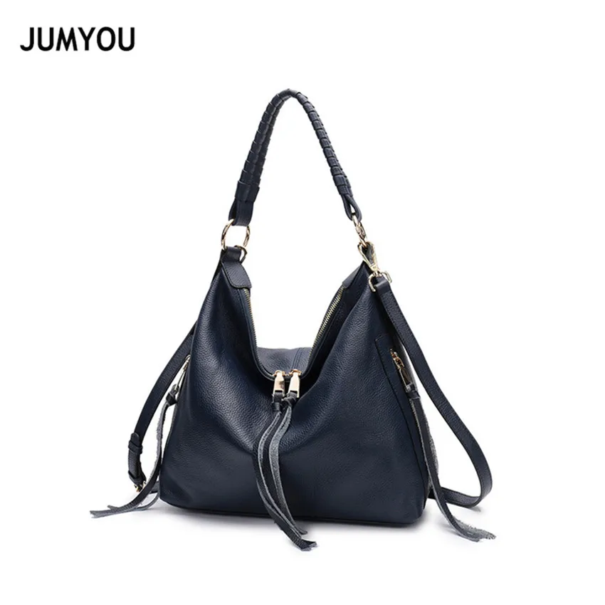 Genuine Leather Tassel Tote Shoulder Bag Female Cow Real Leather Soft Womens Bags Top Handle Women Handbag Hobos Bags Ladies
Genuine Leather Tassel Tote Shoulder Bag Female Cow Real Leather Soft Womens Bags Top Handle Women Handbag Hobos Bags Ladies