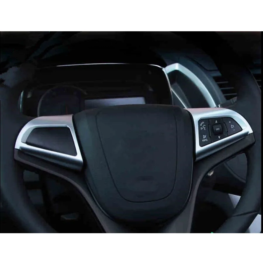 2Pcs/set Car Steering Wheel Switch Button Frame Trim Sequins Sticker For Chevrolet Trax 2014 2015 Car-covers Styling
2Pcs/set Car Steering Wheel Switch Button Frame Trim Sequins Sticker For Chevrolet Trax 2014 2015 Car-covers Styling