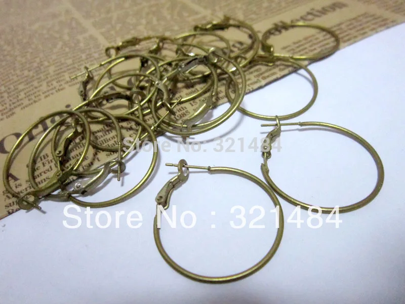 200pcs 30mm circle Antique Bronze French Hoop Earwire Earring Hook Wires Jewelry Findings Accessories For Bead Making
200pcs 30mm circle Antique Bronze French Hoop Earwire Earring Hook Wires Jewelry Findings Accessories For Bead Making