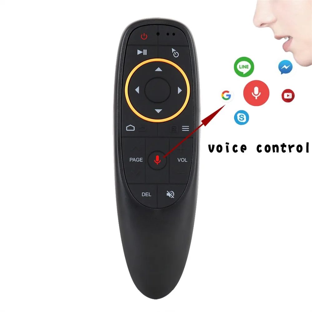 Wechip G10 Voice Remote Control 2.4G Wireless Air Mouse Microphone 6 Axis Gyroscope IR Learning for Android tv box x96 PC pk mx3
Wechip G10 Voice Remote Control 2.4G Wireless Air Mouse Microphone 6 Axis Gyroscope IR Learning for Android tv box x96 PC pk mx3