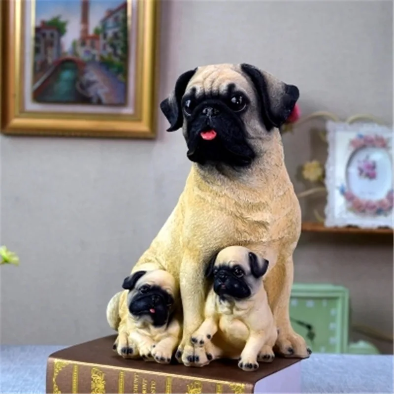 Cute Puppy Statue Simulation Pug Boxer Creative Resin Home Decor Action Figure Collectible Model Toy Valentines Gift E21
Cute Puppy Statue Simulation Pug Boxer Creative Resin Home Decor Action Figure Collectible Model Toy Valentines Gift E21