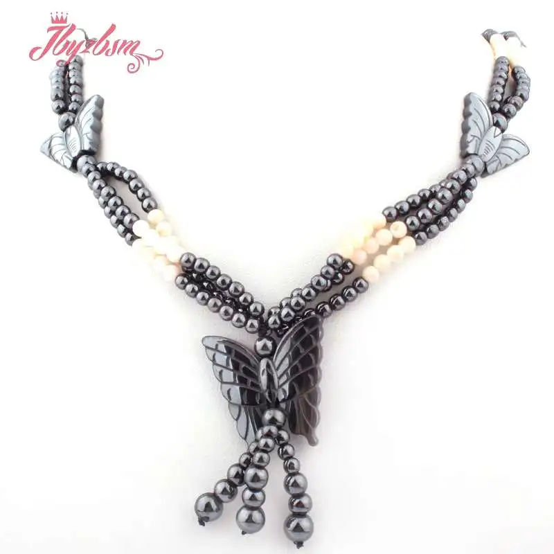 6mm Round (No Magnetic) Hematite Natural Stone Beads For Women Fashion Jewellery Necklace Butterfly Pendant 27" Free Shipping
6mm Round (No Magnetic) Hematite Natural Stone Beads For Women Fashion Jewellery Necklace Butterfly Pendant 27" Free Shipping
