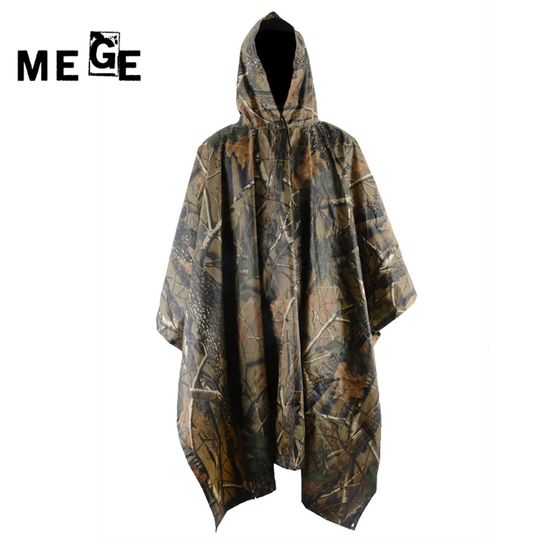 MEGE Brand Outdoor military camouflage poncho waterproof scratchproof tents mats for hunting birdwatching PVC surface
MEGE Brand Outdoor military camouflage poncho waterproof scratchproof tents mats for hunting birdwatching PVC surface