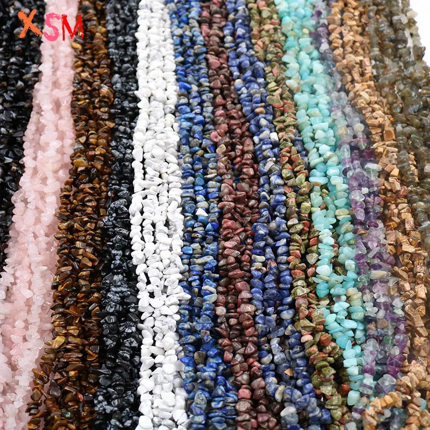 XSM 86cm/Sting Natural Stones Crystal Quartzs Beads 5-8mm Gravel Chips Stone for Bracelet Necklace Accesories DIY Jewelry Making
XSM 86cm/Sting Natural Stones Crystal Quartzs Beads 5-8mm Gravel Chips Stone for Bracelet Necklace Accesories DIY Jewelry Making