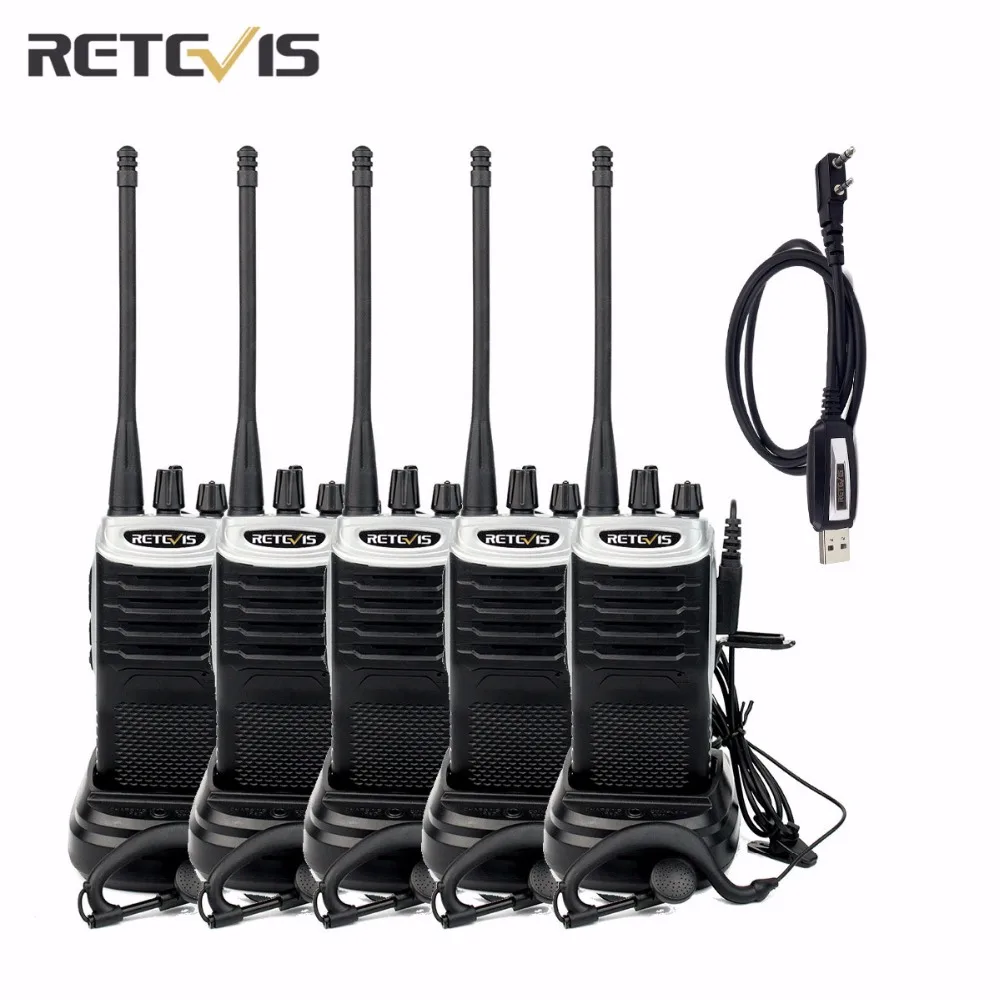 5X Walkie Talkie Retevis RT7 3W UHF400-470MHz CTCSS/DCS Portable Amateur Two Way Radio Transceiver FM Radio(88-105MHz) Station
5X Walkie Talkie Retevis RT7 3W UHF400-470MHz CTCSS/DCS Portable Amateur Two Way Radio Transceiver FM Radio(88-105MHz) Station