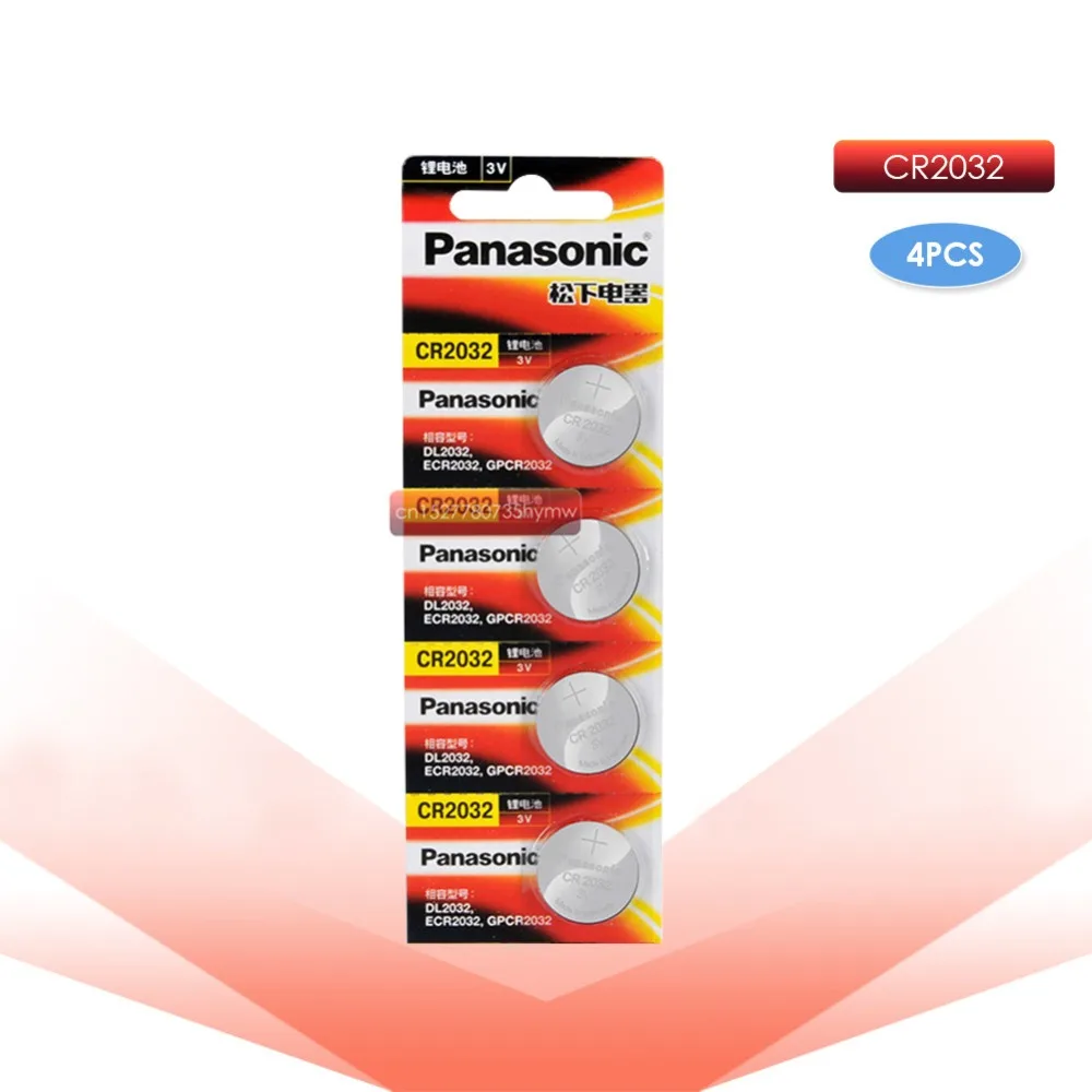 PANASONIC 4pc original cr2032 DL2032 ECR2032 5004LC KCR2032 BR2032 3v button cell coin lithium batteries for watch car toy
PANASONIC 4pc original cr2032 DL2032 ECR2032 5004LC KCR2032 BR2032 3v button cell coin lithium batteries for watch car toy