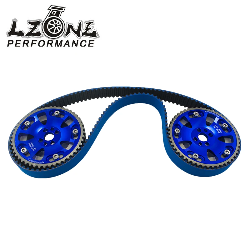 LZONE - HNBR Racing Timing Belt + Aluminum Cam Gear BLUE FOR Nissan Skyline R32 R33 RB20 RB25DET RB26DETT RB25 JR-TB1010B+6536B
LZONE - HNBR Racing Timing Belt + Aluminum Cam Gear BLUE FOR Nissan Skyline R32 R33 RB20 RB25DET RB26DETT RB25 JR-TB1010B+6536B