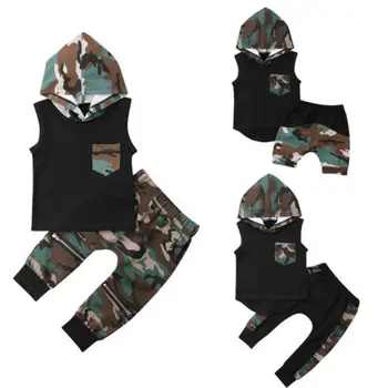 0-24M Newborn Infant Toddler Kids Baby Boys Casual Cotton Hooded Sleeveless T-shirt Tops Camo Pants Outfits 2Pcs Set Clothes
0-24M Newborn Infant Toddler Kids Baby Boys Casual Cotton Hooded Sleeveless T-shirt Tops Camo Pants Outfits 2Pcs Set Clothes