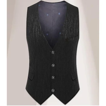 New Men's Business suits vest. Fashion Brand Vests Waistcoat Suit Vest Men Slim Fit Dress Suit Vest black blue
New Men's Business suits vest. Fashion Brand Vests Waistcoat Suit Vest Men Slim Fit Dress Suit Vest black blue