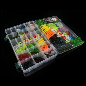 300pcs/lot Multifunctional Soft Bait Suit Simulation Fishing Lure Kit for Multi-depth Seawater with Lead Hooks / Shrimps / Worms
300pcs/lot Multifunctional Soft Bait Suit Simulation Fishing Lure Kit for Multi-depth Seawater with Lead Hooks / Shrimps / Worms