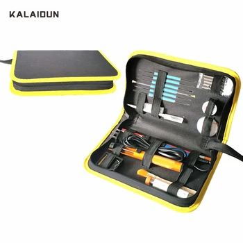 KALAIDUN 220V 60W Adjustable Temperature Electric Soldering Iron Kit 5pcs Soldering Tips Repair Tool Welding Tools Bag
KALAIDUN 220V 60W Adjustable Temperature Electric Soldering Iron Kit 5pcs Soldering Tips Repair Tool Welding Tools Bag