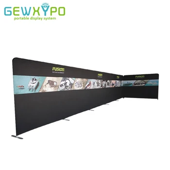33ft And 10ft Width Trade Show Booth Portable Tension Fabric Advertising Display Backdrop Wall With Single Side Printed Banner
33ft And 10ft Width Trade Show Booth Portable Tension Fabric Advertising Display Backdrop Wall With Single Side Printed Banner