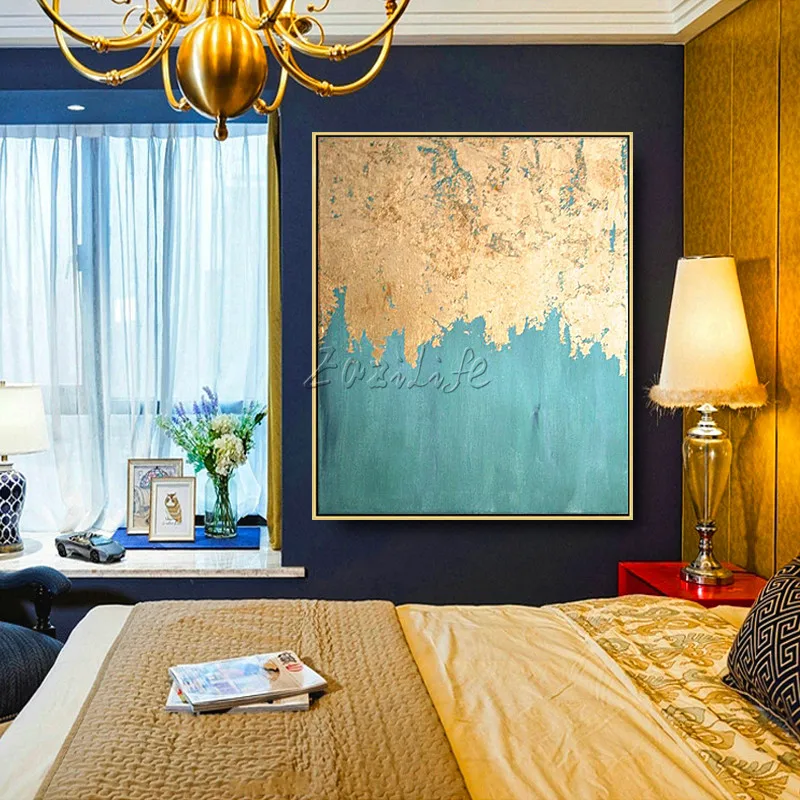 Blue Art Abstract Gold Art Painting for Living Room Bedroom Quadros Wall Art Pictures Pictures Modern Acrylic Cuadros Abstract
Blue Art Abstract Gold Art Painting for Living Room Bedroom Quadros Wall Art Pictures Pictures Modern Acrylic Cuadros Abstract