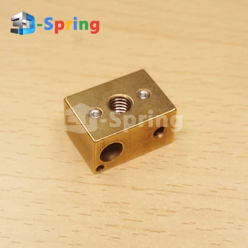 Copper (NOT Brass) Heater Block for HT-NTC100K PT100 Sensor Hotend Extruder Heat Block 22*16*11.5mm for Higher Temperatures
Copper (NOT Brass) Heater Block for HT-NTC100K PT100 Sensor Hotend Extruder Heat Block 22*16*11.5mm for Higher Temperatures