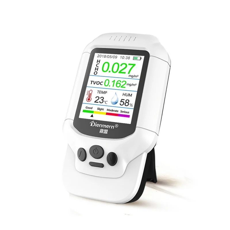 HCHO TVOC Detector Gas Analyzer Temperature Humidity Meter Thermometer Hygrometer Home Protection Air Quality Monitor Color LCD
HCHO TVOC Detector Gas Analyzer Temperature Humidity Meter Thermometer Hygrometer Home Protection Air Quality Monitor Color LCD
