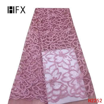 HFX African Nigeria Lace Fabric 2019 High Quality Embroidered Tulle Lace Fabric With sequins for women Dress free shipping H2252
HFX African Nigeria Lace Fabric 2019 High Quality Embroidered Tulle Lace Fabric With sequins for women Dress free shipping H2252