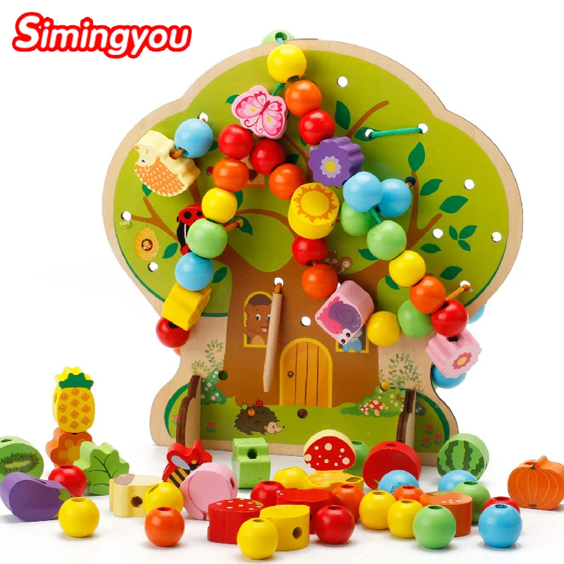 Simingyou Puzzle Montessori Educational Wooden Toys Tree Bead Wooden Toys For Children Drop Shipping DX52
Simingyou Puzzle Montessori Educational Wooden Toys Tree Bead Wooden Toys For Children Drop Shipping DX52